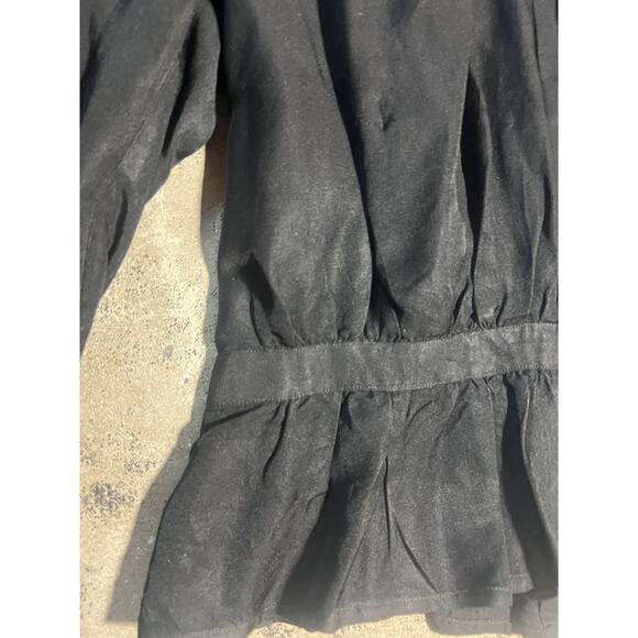 Vintage Antique 1809s Set Skirt Top, Black, Victorian, Victorian Gothic Funeral - Picture 8 of 16